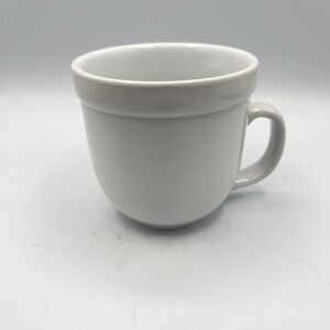 Pottery Barn Coffee Mug Cup white tea cup